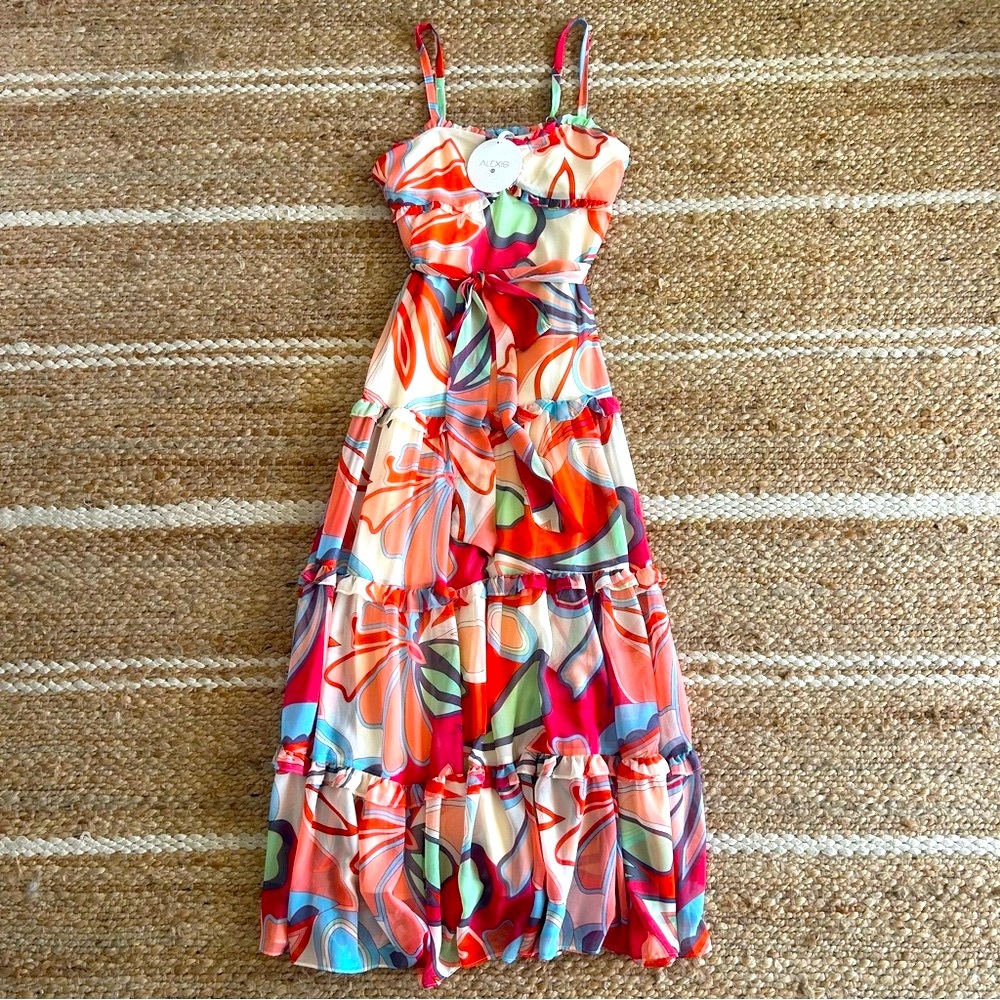 Alexis for Target Mixed Floral Maxi Dress